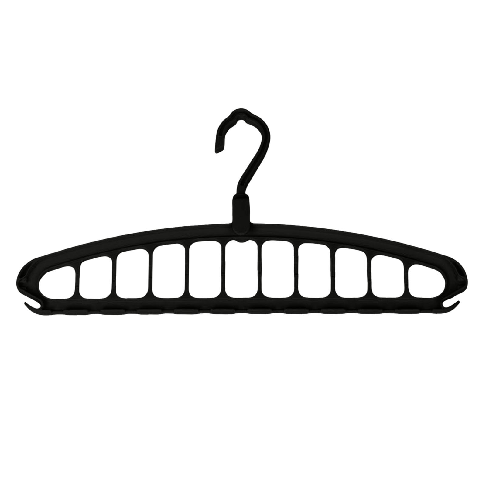 thumbnail image 2 of Percha Plegable Sin Costuras Perchas Multifuncionales Con 11 Agujeros Perchas Con 11 Agujeros Para Ropa Pesada Organización Del Armario Ahorro De Espacio Y Colgado De Ropa Perfectas Para El Hogar, 2 of 2